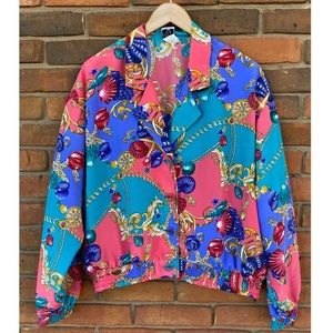 NWT Vintage Eva Bomber Style Jacket Size 13/14